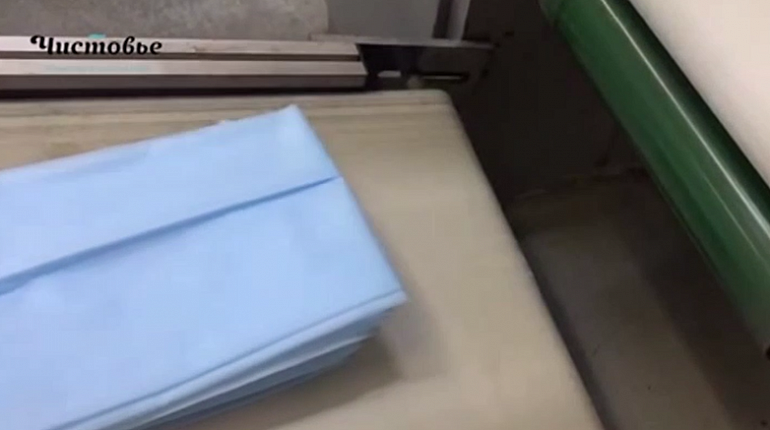 Как делают одноразовые простыни