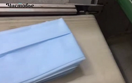 Как делают одноразовые простыни